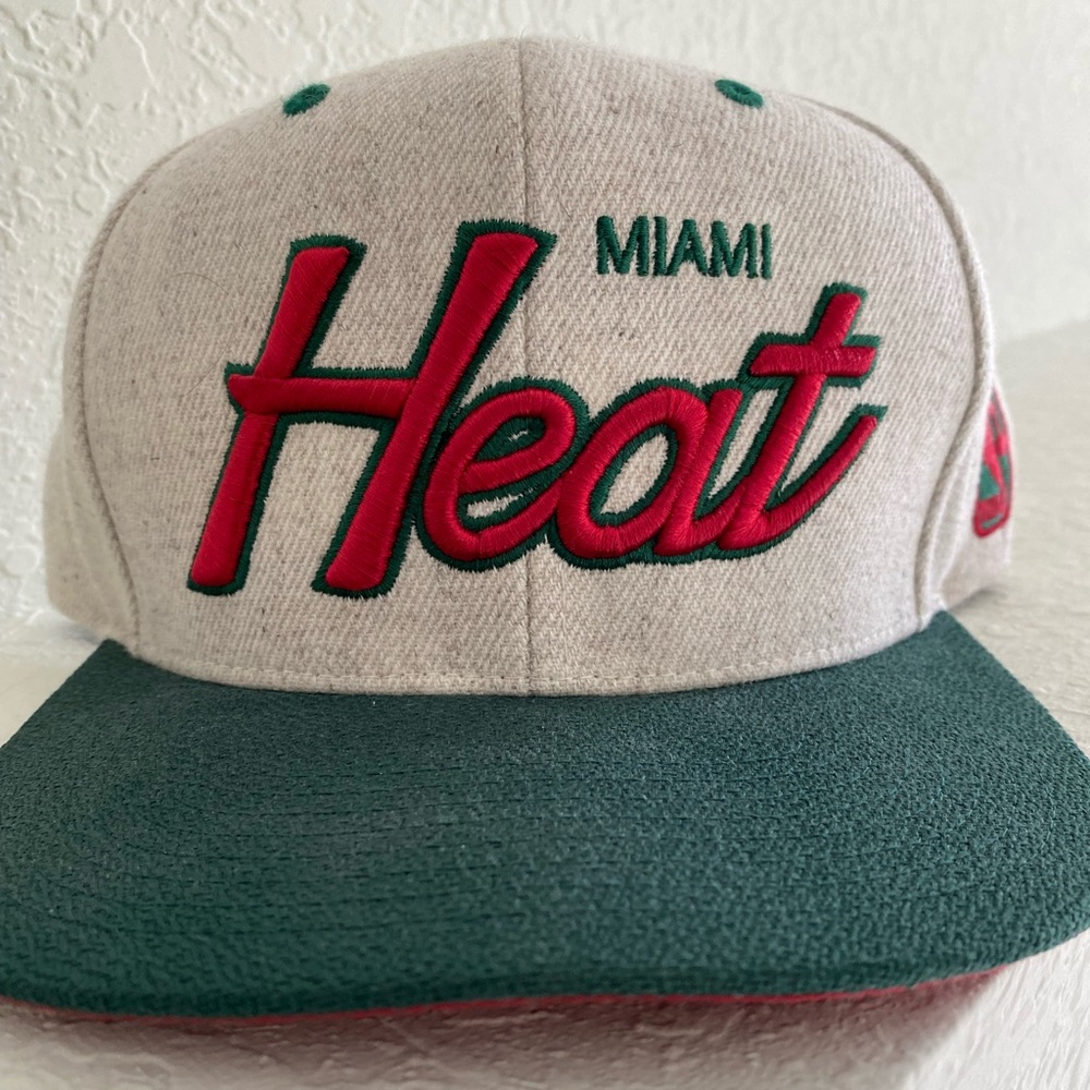 Miami Heat Mitchell & Ness Rare Snapback Cap Hat